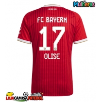 Camisa de Futebol Bayern Munich Michael Olise #17 Equipamento Principal Mulheres 2026-27 Manga Curta